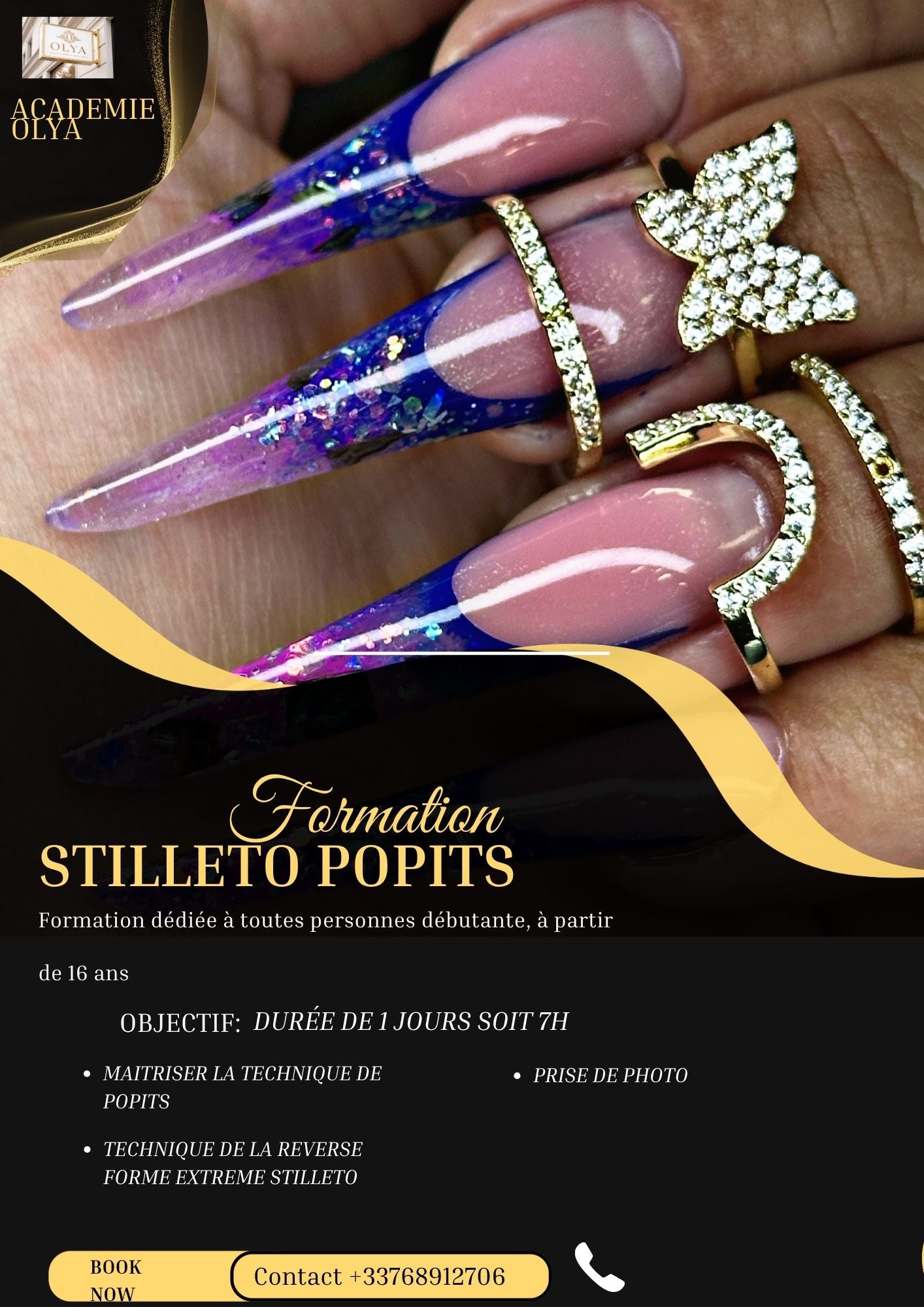 FORMATION POPITS STILLETTO/ AMANDE RUSSE